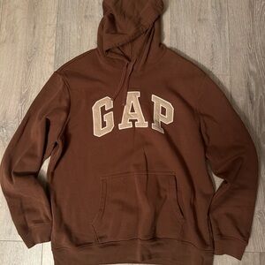 GAP Men's Chocolate Brown Hoodie